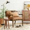Discount ✨ Sylva Strap Chair Caramel Faux Leather - Threshold™ 👏 -Living Room Chairs Sales unnamed file 2769