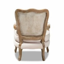 Coupon 🌟 Vallea Traditional Velvet Wood Armchair - Baxton Studio Pink 🔔 -Living Room Chairs Sales unnamed file 2779