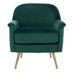 Hot Sale 👏 Brienne Mid-Century Armchair - Safavieh Navy/brass 👏 -Living Room Chairs Sales unnamed file 2869