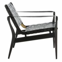 Wholesale 🌟 Dilan Leather Safari Chair - Safavieh Black 🛒 -Living Room Chairs Sales unnamed file 2873