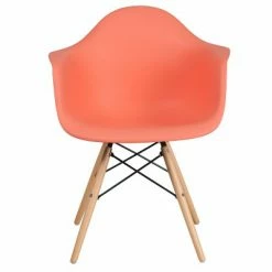 Best Pirce ⌛ Flash Furniture Alonza Series Plastic Chair with Arms and Wooden Legs 🌟 -Living Room Chairs Sales unnamed file 2895