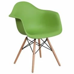 Best Pirce ⌛ Flash Furniture Alonza Series Plastic Chair with Arms and Wooden Legs 🌟 -Living Room Chairs Sales unnamed file 2900