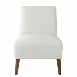 Outlet 🔔 Modern Armless Accent Chair - HomePop Blue ✨ -Living Room Chairs Sales unnamed file 2953