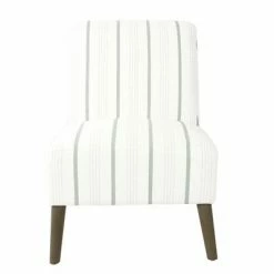 Outlet 🔔 Modern Armless Accent Chair - HomePop Blue ✨ -Living Room Chairs Sales unnamed file 2954
