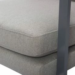 New 👍 Russell Bronze Metal Frame Accent Chair - Finch Gray ⭐ -Living Room Chairs Sales unnamed file 3035