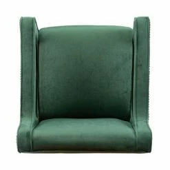 Outlet 👏 Cainish Upholstered Accent Chair Green/Black - Aiden Lane ⭐ -Living Room Chairs Sales unnamed file 3045