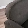 Coupon 🎉 Holly & Martin Purmly Upholstered Accent Chair Charcoal/Black - Holly & Martin 👏 -Living Room Chairs Sales unnamed file 3057
