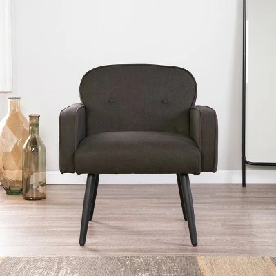 Coupon 🎉 Holly & Martin Purmly Upholstered Accent Chair Charcoal/Black - Holly & Martin 👏 4 Coupon 🎉 Holly & Martin Purmly Upholstered Accent Chair Charcoal/Black - Holly & Martin 👏 - Image 2