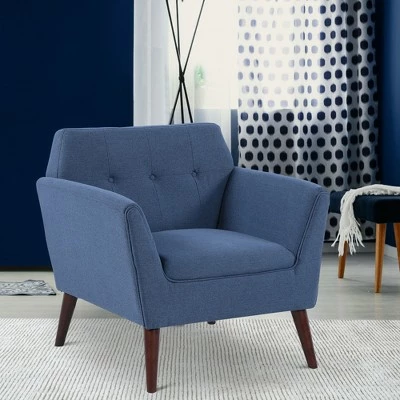 Brand new π HomCom Traditional Button Tufted Linen Polygon Armchair Seat π€© 10 Brand new π HomCom Traditional Button Tufted Linen Polygon Armchair Seat π€© - Image 8