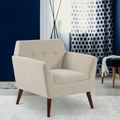 Brand new π HomCom Traditional Button Tufted Linen Polygon Armchair Seat π€© 19 Brand new π HomCom Traditional Button Tufted Linen Polygon Armchair Seat π€© -Living Room Chairs Sales unnamed file 3075