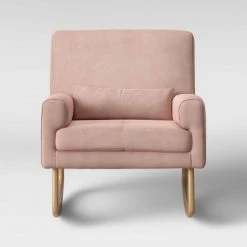 Brand new 🎉 Nursery Works Sleepytime Rocker, Greenguard Gold Certified Blush Velvet 😍 -Living Room Chairs Sales unnamed file 3083