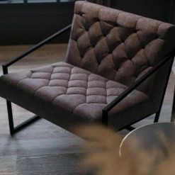 Brand new ❤️ Merrick Lane Modern Lounge Chair With Tufted Seating And Metal Frame 😉 -Living Room Chairs Sales unnamed file 3095