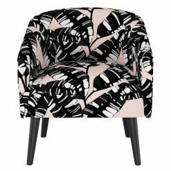 New 🤩 Skyline Furniture Natalee Chair - Cloth & Company Dark Green Linen 🔔