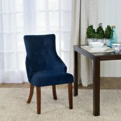 Best Sale ๐ Tufted Accent Chair Blue - HomePop ๐ฅ