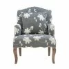 Best reviews of 😉 Floral Upholstered Armchair - Gray - Linon ⭐