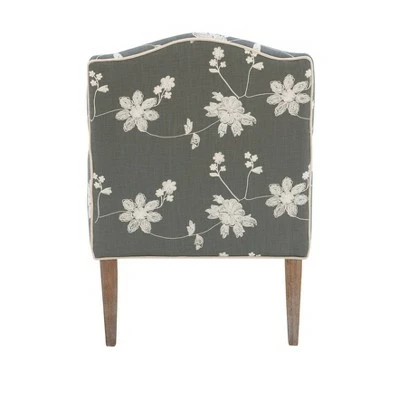 Best reviews of π Floral Upholstered Armchair - Gray - Linon β 5 Best reviews of π Floral Upholstered Armchair - Gray - Linon β - Image 3