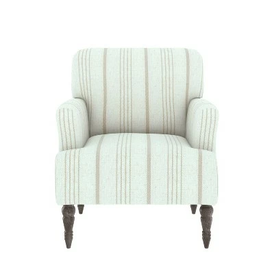 Brand new ⭐ Everlee Armchair with Gray Wash Legs - Handy Living Checked Denim ⭐ 12 Brand new ⭐ Everlee Armchair with Gray Wash Legs - Handy Living Checked Denim ⭐ - Image 10