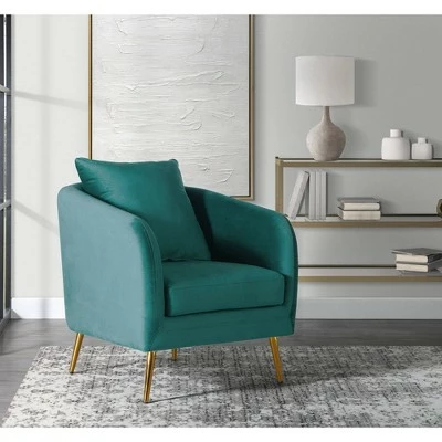 Buy π Zuri Accent Chair with Gold Legs Marine Blue - Picket House Furnishings π 4 Buy π Zuri Accent Chair with Gold Legs Marine Blue - Picket House Furnishings π - Image 2