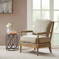 Cheapest 💯 Madison Park Lyla Accent Chair Beige ❤️
