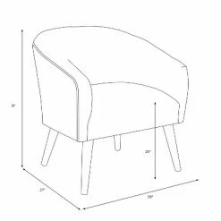 New 🥰 Deco Chair in Sheepskin Natural Cream - Skyline Furniture 🌟 -Living Room Chairs Sales unnamed file 3386