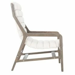 Wholesale 🔔 Delaney Channel Tufted Chair White - Safavieh ⌛ -Living Room Chairs Sales unnamed file 341