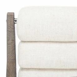 Wholesale 🔔 Delaney Channel Tufted Chair White - Safavieh ⌛ -Living Room Chairs Sales unnamed file 345