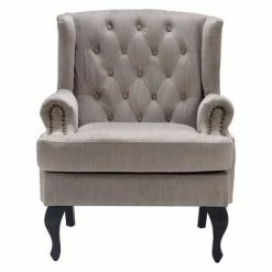 New ✔️ Mason Tufted Armchair with Brass Nailheads - Serta Navy Blue 🛒 -Living Room Chairs Sales unnamed file 3450