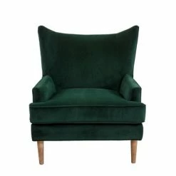 Deals 🔥 Wyatt Wingback Chair - Finch Green 🤩 -Living Room Chairs Sales unnamed file 3459
