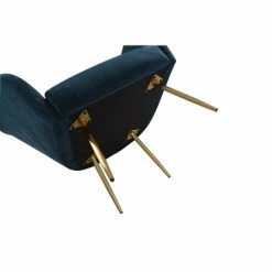 Flash Sale ⌛ Ashby Accent Chair Textured Velvet Navy - HomePop ✔️ -Living Room Chairs Sales unnamed file 3486