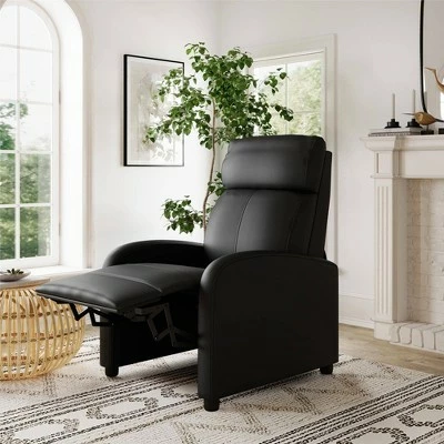 New ❤️ Sofy Pushback Recliner Faux Leather - Room & Joy Camel ⌛ 4 New ❤️ Sofy Pushback Recliner Faux Leather - Room & Joy Camel ⌛ - Image 2