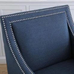 Hot Sale 😉 Geneva Nailhead Accent Chair - Abbyson Living Red 😍 -Living Room Chairs Sales unnamed file 3546