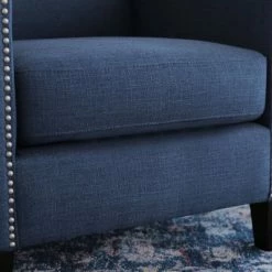 Hot Sale 😉 Geneva Nailhead Accent Chair - Abbyson Living Red 😍 -Living Room Chairs Sales unnamed file 3547