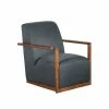 Hot Sale 👍 Hamilton Wood Framed Armchair - Finch Charcoal 🔥 -Living Room Chairs Sales unnamed file 3552