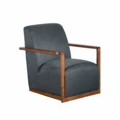 Hot Sale 👍 Hamilton Wood Framed Armchair - Finch Charcoal 🔥