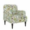 Flash Sale ❤️ Everlee Armchair with Espresso Legs - Handy Living Coral Paisley 🔔 -Living Room Chairs Sales unnamed file 3559