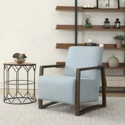 Best Sale 😍 Maverick Accent Chair - Picket House Furnishings Linen 🎁 -Living Room Chairs Sales unnamed file 3609