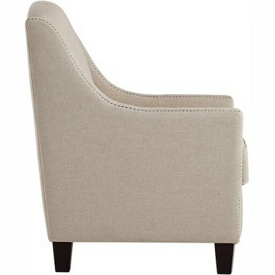 Discount π 55 Downing Street Tivoli Beige Linen Tufted Armchair π₯° 5 Discount π 55 Downing Street Tivoli Beige Linen Tufted Armchair π₯° - Image 3