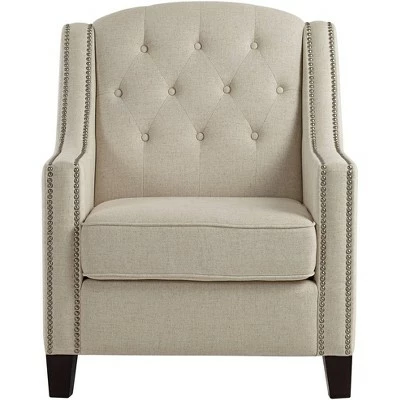 Discount π 55 Downing Street Tivoli Beige Linen Tufted Armchair π₯° 7 Discount π 55 Downing Street Tivoli Beige Linen Tufted Armchair π₯° - Image 5
