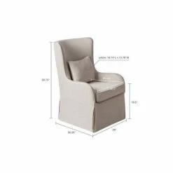 Budget ✔️ Madison Park Regis Accent Chair Cream 😀 -Living Room Chairs Sales unnamed file 3659