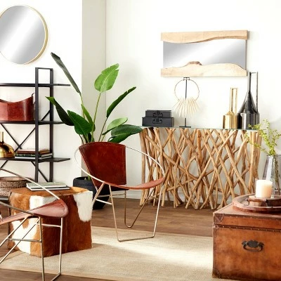 Promo π₯ Olivia & May Metal and Leather Chair Gold - Olivia & May π 10 Promo π₯ Olivia & May Metal and Leather Chair Gold - Olivia & May π - Image 8