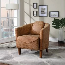 Brand new 🔥 Aron Tub Chair Brown - OSP Home Furnishings 🌟 -Living Room Chairs Sales unnamed file 3700