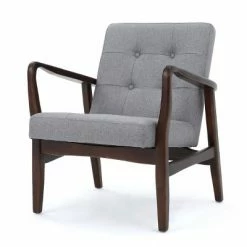 Top 10 🛒 Brayden Tufted Club Chair - Christopher Knight Home Gray ✨ -Living Room Chairs Sales unnamed file 372