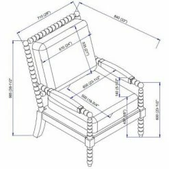 Buy 🌟 Sussex Spindal Accent Chair Beige - Linon 🛒 -Living Room Chairs Sales unnamed file 3730
