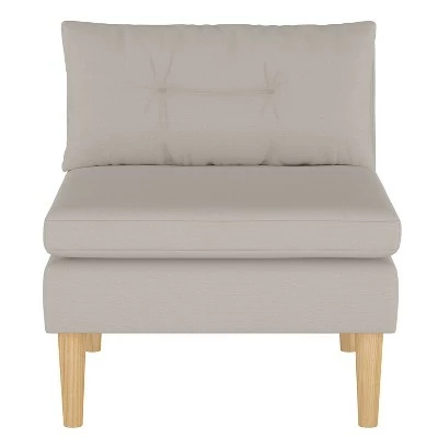 Promo 🔔 Armless Chair in Solids - Simply Shabby Chic® Twill White 💯 10 Promo 🔔 Armless Chair in Solids - Simply Shabby Chic® Twill White 💯 - Image 8