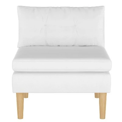 Promo 🔔 Armless Chair in Solids - Simply Shabby Chic® Twill White 💯 12 Promo 🔔 Armless Chair in Solids - Simply Shabby Chic® Twill White 💯 - Image 10