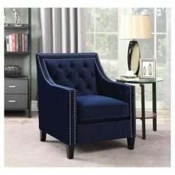 Cheap 🎁 Teagan Accent Chair - Picket House Furnishings Navy 🤩