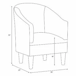 Coupon 🎁 Upholstered Tub Chair - Skyline Furniture Neutral 👏 18 Coupon 🎁 Upholstered Tub Chair - Skyline Furniture Neutral 👏 -Living Room Chairs Sales unnamed file 3834
