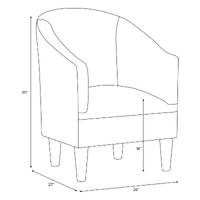 Coupon 🎁 Upholstered Tub Chair - Skyline Furniture Neutral 👏 9 Coupon 🎁 Upholstered Tub Chair - Skyline Furniture Neutral 👏 - Image 7