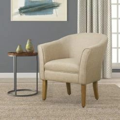 Cheapest 🛒 Modern Barrel Accent Chair - HomePop Teal 🥰 -Living Room Chairs Sales unnamed file 384