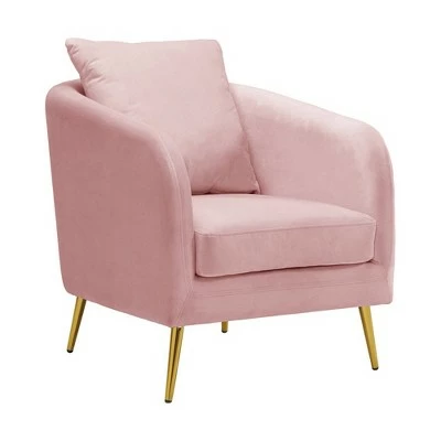 Best Sale βοΈ Zuri Accent Chair with Gold Legs Blush - Picket House Furnishings π₯ 4 Best Sale βοΈ Zuri Accent Chair with Gold Legs Blush - Picket House Furnishings π₯ - Image 2